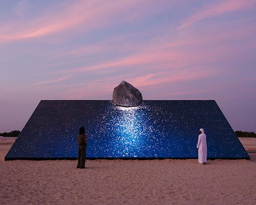 six n. five lands in abu dhabi with glimmering desert installation ‘skyward’